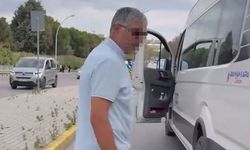 Trafikte servis şoföründen sürücüye tehdit