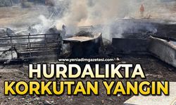 Hurdalar alev aldı