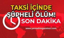 Şüpheli ölüm: Taksi içinde bulundu