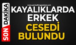 Kayalıklarda erkek cesedi bulundu