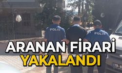Aranan firari yakalandı