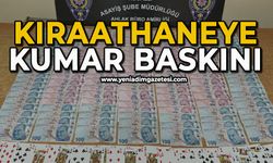 Kıraathaneye kumar baskını