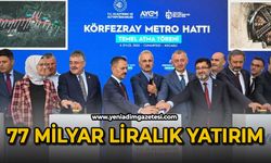 77 milyar liralık yatırım, Körfezray’ın ilk kazısını Bakan başlattı