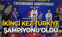 İkinci kez Türkiye Şampiyonu oldu