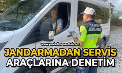 Jandarmadan okul servis araçlarına denetim