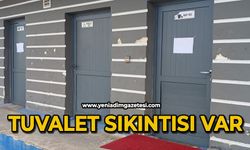 Tuvalet sıkıntısı var