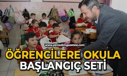 Öğrencilere "okula başlangıç seti" desteği