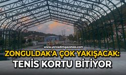 Zonguldak'a çok yakışacak: Tenis kortu bitiyor