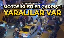 Motosikletler çarpıştı: 2 kişi yaralandı