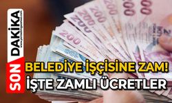 Belediye işçisine zam: İşte zamlı ücretler