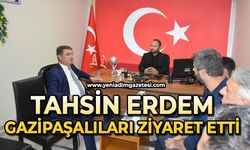 Erdem, Gazipaşalıları ziyaret etti