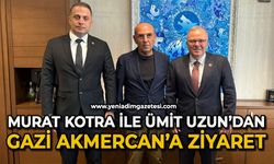 Murat Kotra ile Ümit Uzun'dan Gazi Akmercan’a ziyaret