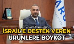 İsrail’e destek veren ürünlere boykot