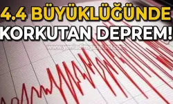 4.4 büyüklüğünde deprem