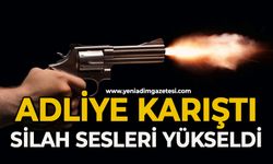 Adliye binası önü karıştı: Silah sesleri yükseldi