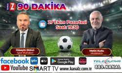90 Dakika 27 Ekim Pazartesi KANAL Z'de