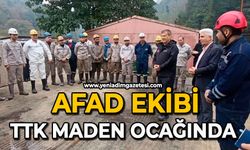 AFAD Ekibi TTK  Maden Ocağında!
