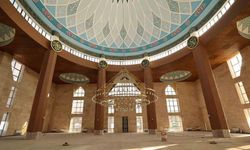 3 bin kişilik cami inşaatı tamamlanmak üzere