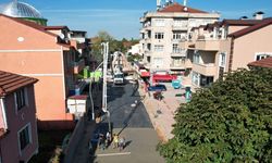 Başiskele Cumhuriyet Caddesi’nde üstyapı çalışması