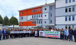 Lise öğrencilerinden Filistin’e destek