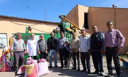 Seyyar selektör makinesi çiftçilerin hizmetinde