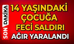 14 yaşındaki çocuğa feci saldırı: Ağır yaralandı