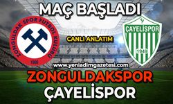 Zonguldakspor-Çayelispor karşılaşması başladı (Canlı Anlatım)