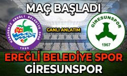 Kdz.Ereğli Belediyespor-Giresunspor karşılaşması başladı