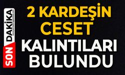 2 Kardeşin ceset kalıntıları bulundu