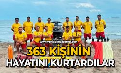 363 kişinin hayatını kurtardılar