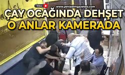 Çay ocağında dehşet: O anlar kamerada