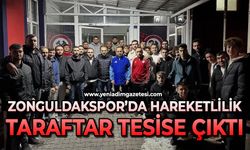 Zonguldakspor'da hareketlilik: Taraftarlar tesise çıktı