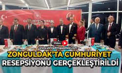 Zonguldak’ta Cumhuriyet Resepsiyonu gerçekleştirildi