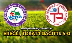 Ereğli Tokat'ı dağıttı: 4-0