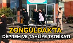 Zonguldak'ta deprem ve tahliye tatbikatı