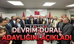 Devrim Duran adaylığını açıkladı