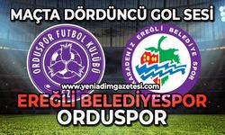 Ereğli Belediyespor-Orduspor karşılaşmasında dördüncü gol sesi