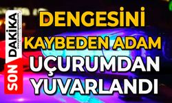 Dengesini kaybeden adam uçurumdan yuvarlandı