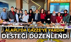 Alaplı’da Gazze’ye yardım desteği düzenlendi
