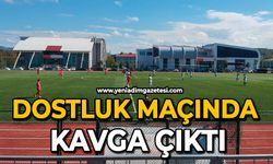 Dostluk maçında kavga çıktı