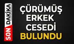 Çürümüş erkek cesedi bulundu