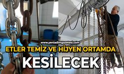 Etler temiz ve hijyen ortamda kesilecek