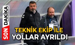 Teknik ekip ile yollar ayrıldı