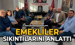 Emekliler sıkıntılarını anlattı