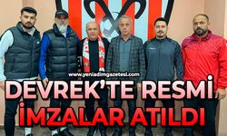 Devrek’te resmi imzalar atıldı