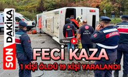 Feci kaza: 1 kişi öldü 19 kişi yaralandı