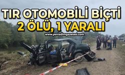 Tır yoldan çıktı: 2 ölü, 1 yaralı