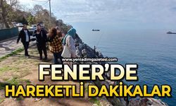 Fener kayalıklarında hareketlilik