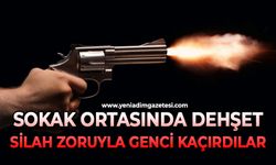 Sokak ortasında dehşet: Silah zoruyla bir kişiyi kaçırdılar