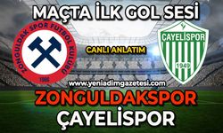 Zonguldakspor-Çayelispor karşılaşmasında ilk gol sesi (Canlı Anlatım)